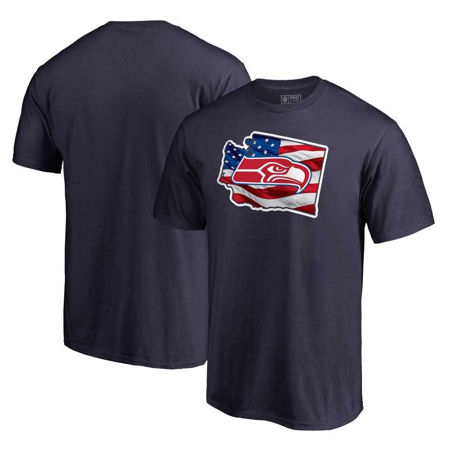 Seattle Seahawks NFL Pro Line by Fanatics Branded Banner State T-Shirt Navy,We sell and wholesale Seattle Seahawks NFL Pro Line by Fanatics Branded Banner State T-Shirt Navy on line form chian!